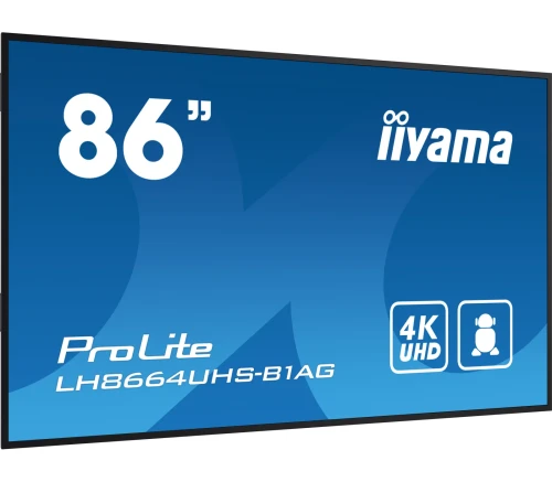 monitor-wielkoformatowy-iiyama-prolite-lh8664uhs-b1ag-86-4k-eled-va-android-iisignage2-eshare-lan-wifi-247.webp